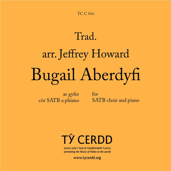SATB Bugail Aberdyfi - Jeffrey Howard