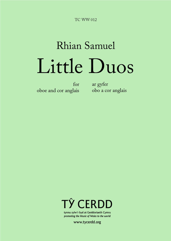 Rhian Samuel - Little Duos (for Oboe and Cor Anglais)