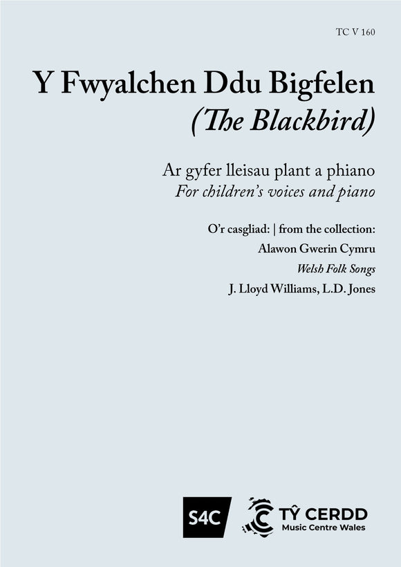 Y Fwyalchen Ddu Bigfelen - Welsh Folk Song, J. Lloyd Williams, L. D. Jones (Llew Tegid)