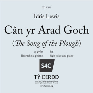 Idris Lewis - Cân yr Arad Goch (High Voice)