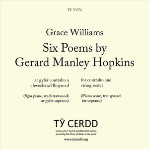 Grace Williams - Six Poems by Gerard Manley Hopkins (SOPRANO)