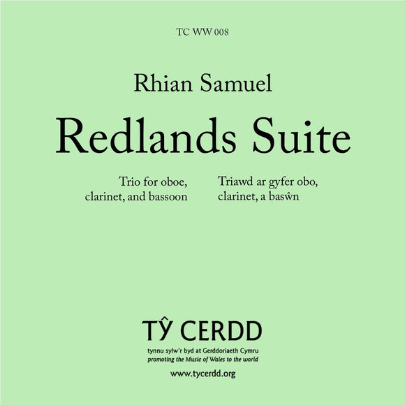 Rhian Samuel - Redlands Suite