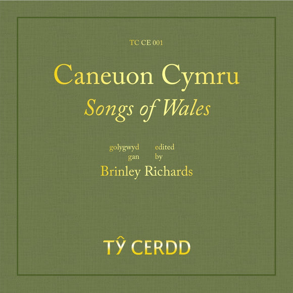 Caneuon Cymru / Songs of Wales - Brinley Richards / Tŷ Cerdd SHEET MUSIC