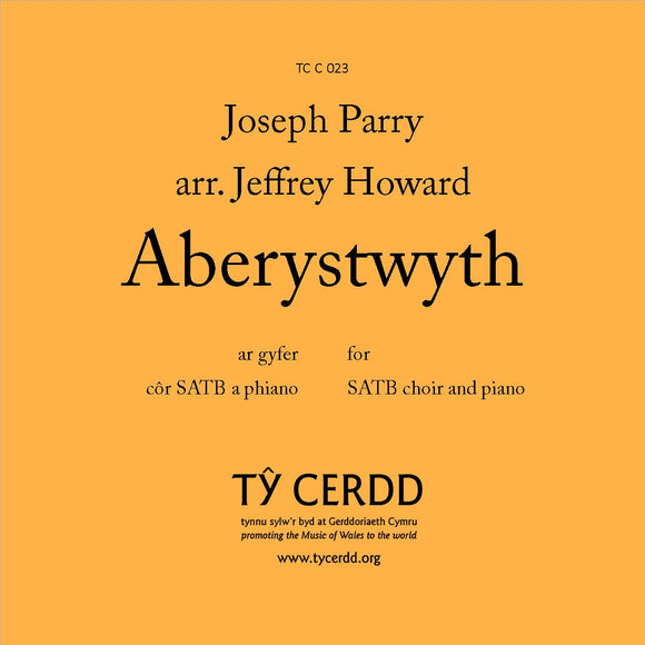 SATB Aberystwyth - Joseph Parry, arr. Jeffrey Howard