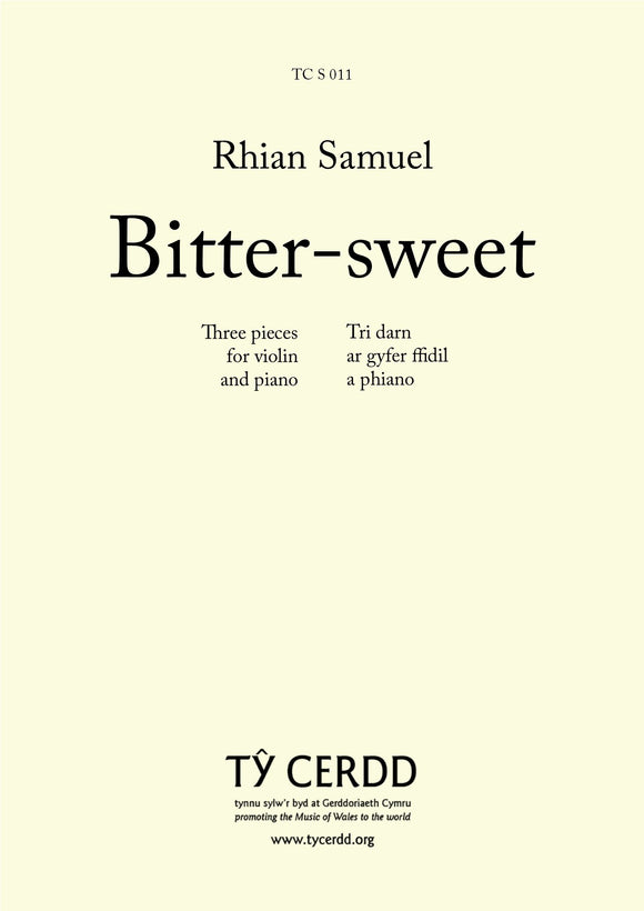 Rhian Samuel - Bitter-sweet (violin & piano)