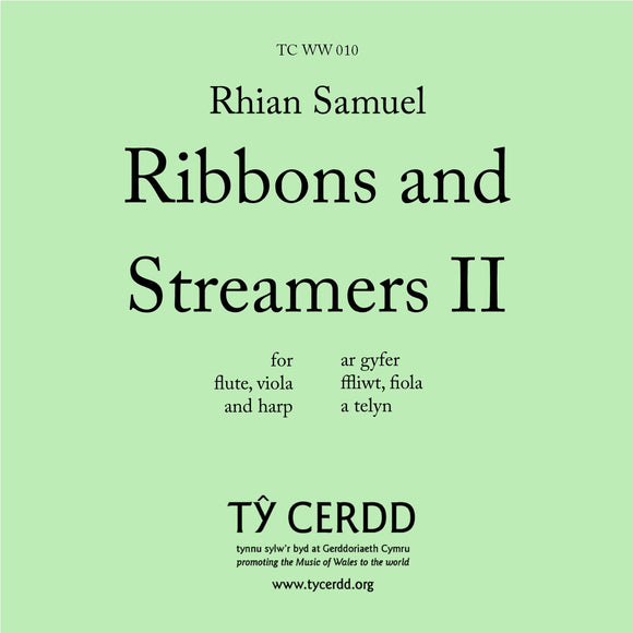 Rhian Samuel - Ribbons and Streamers II (flute, viola, harp)