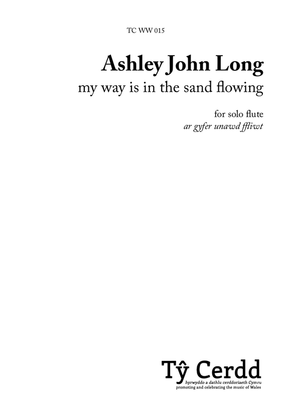 Ashley John Long - my way is in the sand flowing (solo flute)