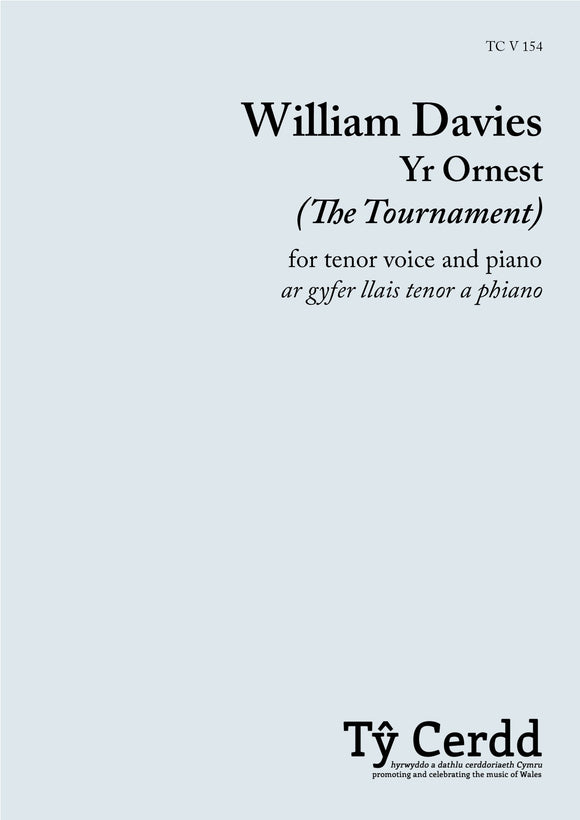 William Davies - Yr Ornest (Tenor)